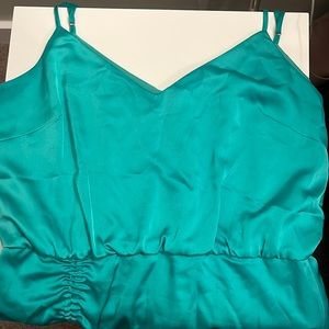 Semi formal teal dress